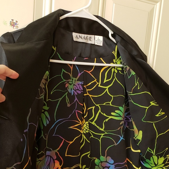 COAT/JACKET Sequins Embroidery Flowers - Picture 6 of 8